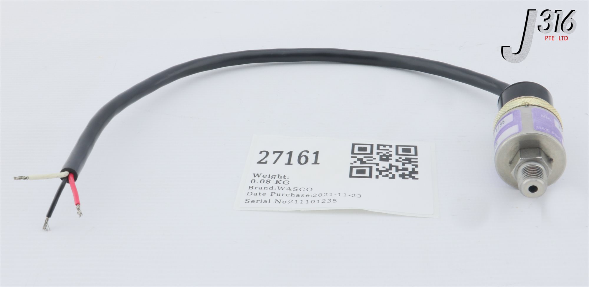 ゆう 27161 WASCO PRESSURE SWITCH, MAX. PSIG 125 P110-55W3B/6844 | eBay